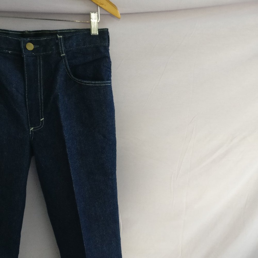Vintage denim 90s Highrise 100%Cotton no stretch Straight Leg w31 +MEASUREMENT